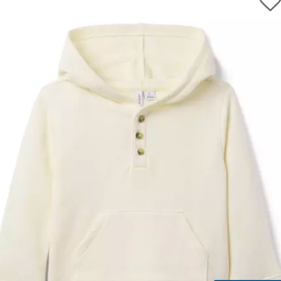 NWT- Slub French Terry Hooded Sweatshirt - Picture 1 of 6
